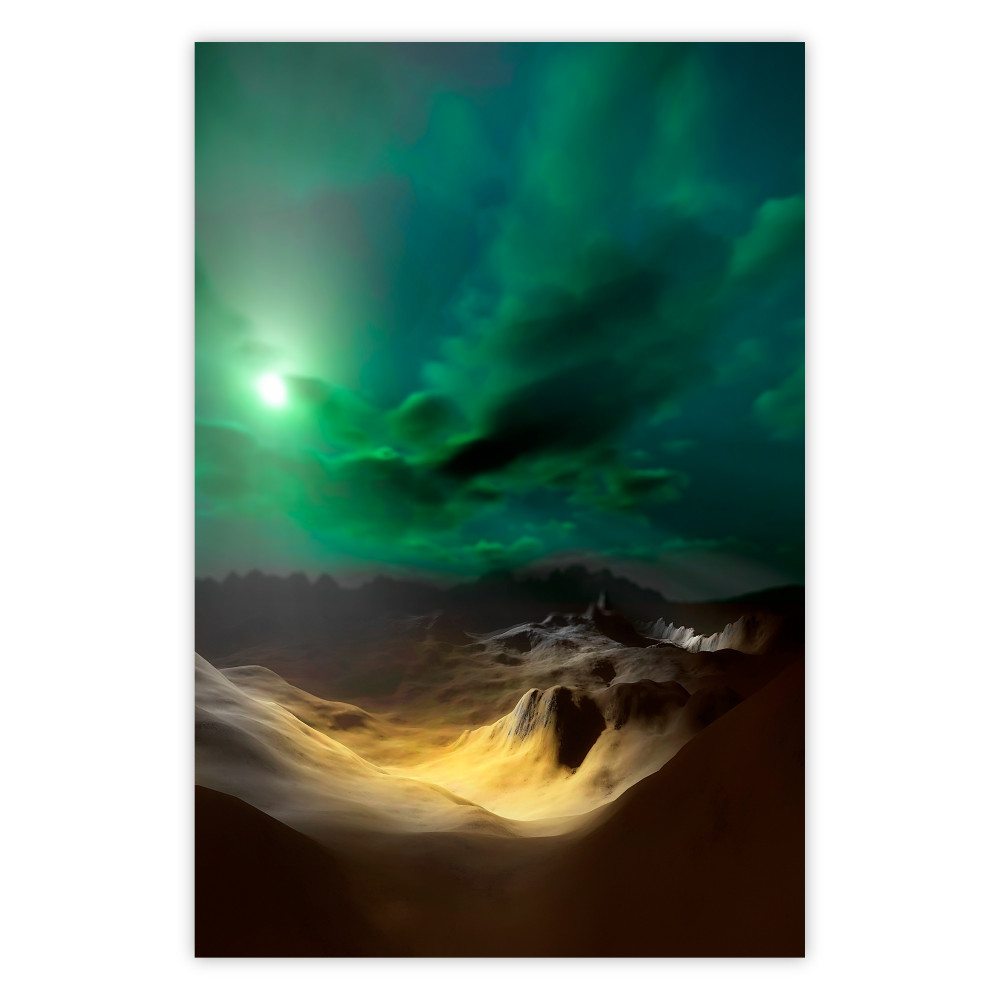 póster aurora boreal