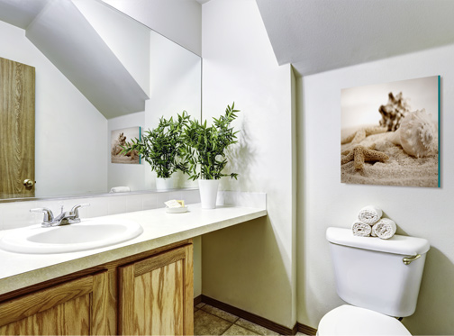 baño moderno de madera blanco