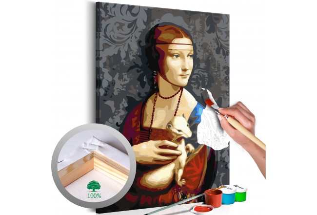 cuadro de pintar por números La dama del armiño Leonardo da Vinci
