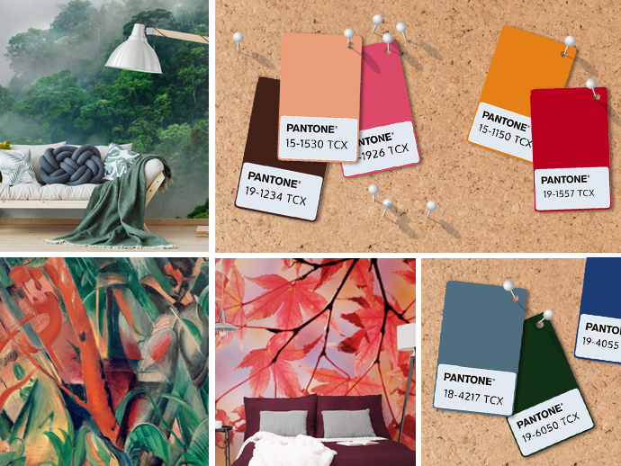 colores del otoño 2019 Pantone