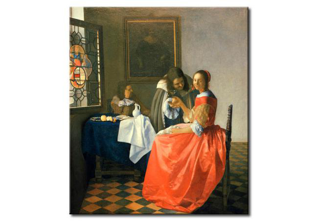 vermeer the girl with the wne glass