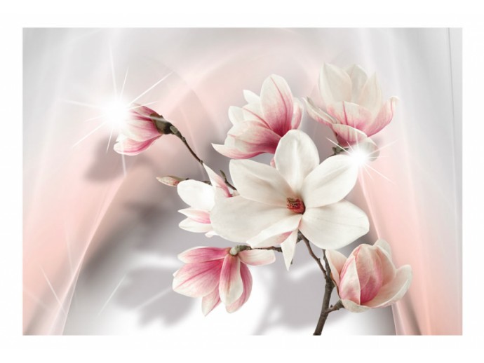 fotomural flores magnolias