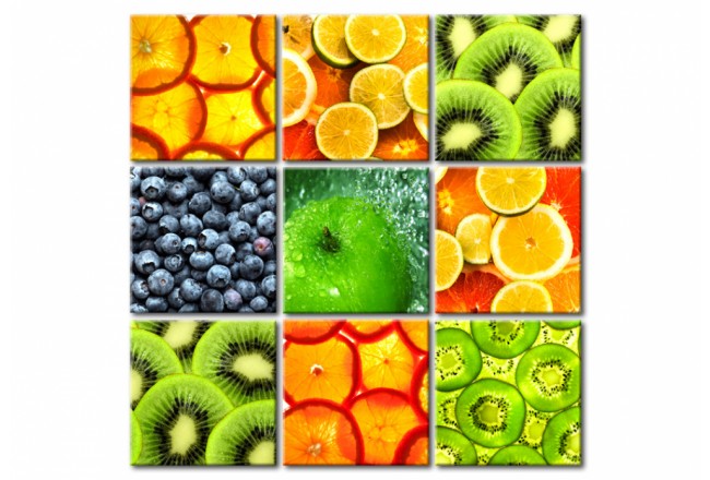 cuadro para la cocina comedor frutas